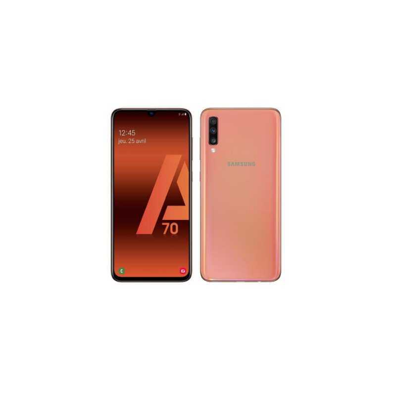 Galaxy A70 128 Go Dual Sim Corail reconditionné en France - Recycletek