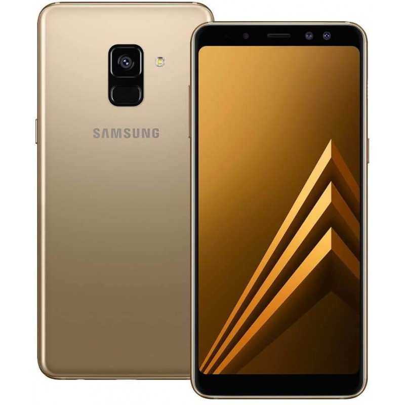 Galaxy A8 (2018) Dual SIM 32 Go Or reconditionné en France - Recycletek
