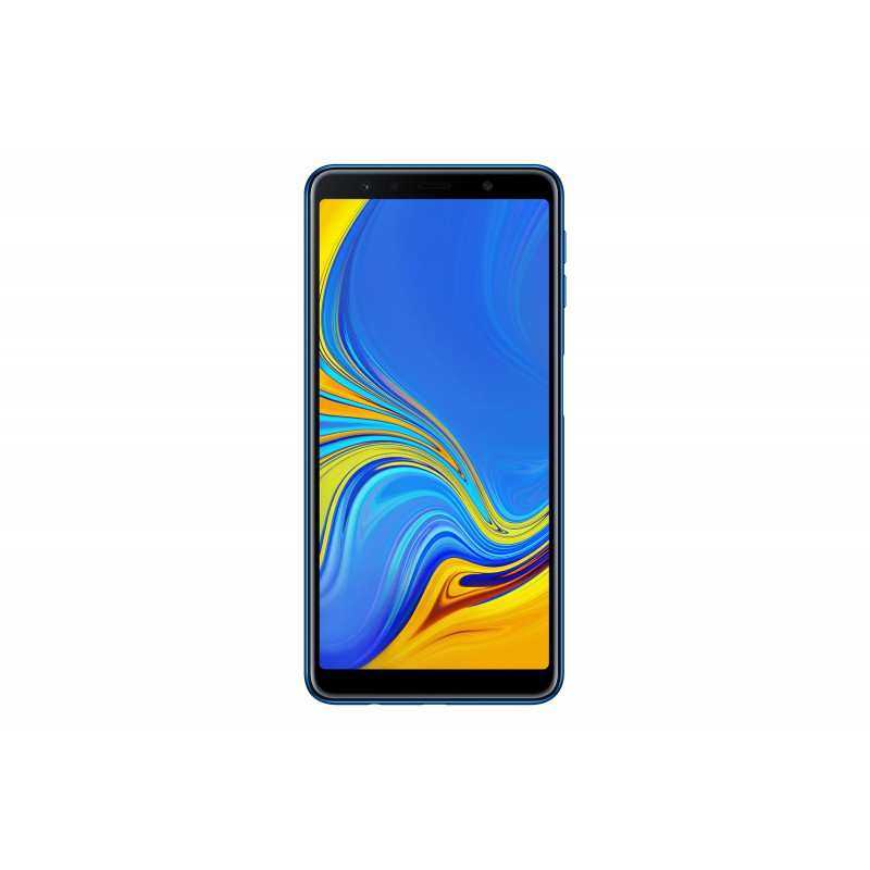 Galaxy A7 (2018) Dual Sim 64 Go Bleu reconditionné en France - Recycletek