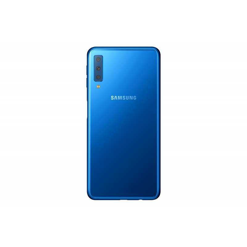 Galaxy A7 (2018) Dual Sim 64 Go Bleu reconditionné en France - Recycletek