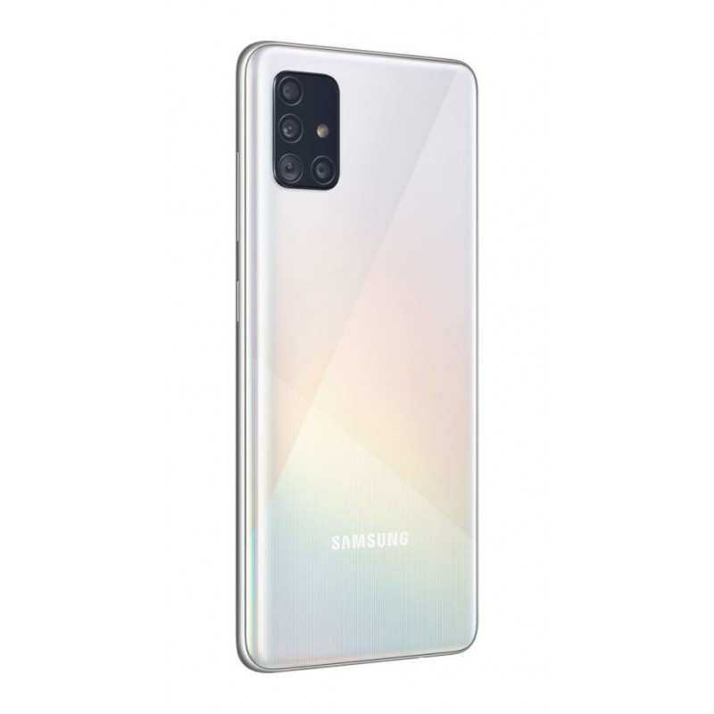 Galaxy A51 Double Sim 128 Go Blanc reconditionné en France - Recycletek
