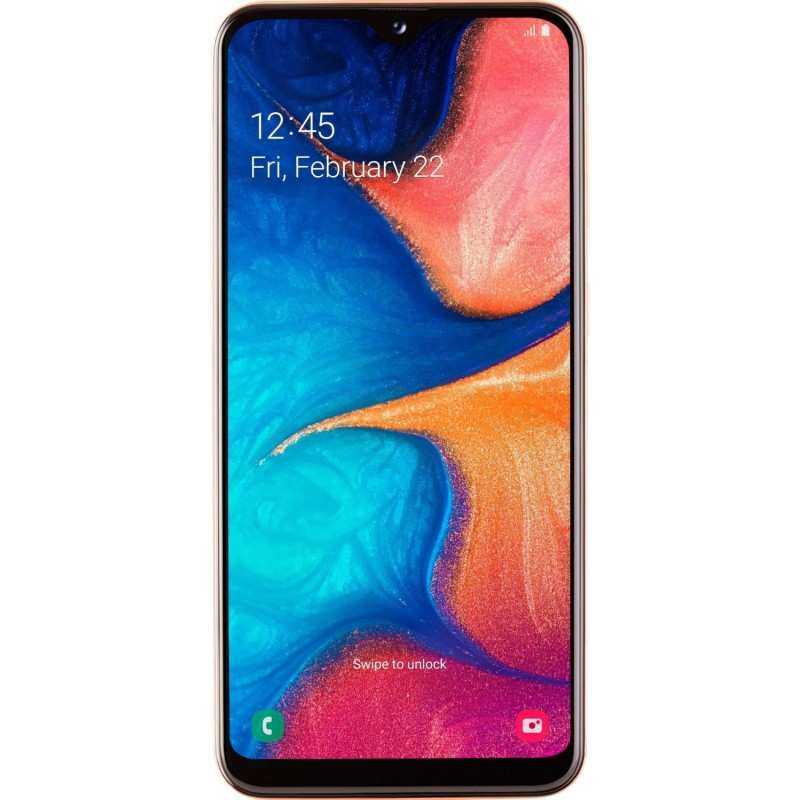 Galaxy A20e Dual Sim 32 Go Corail reconditionné en France - Recycletek