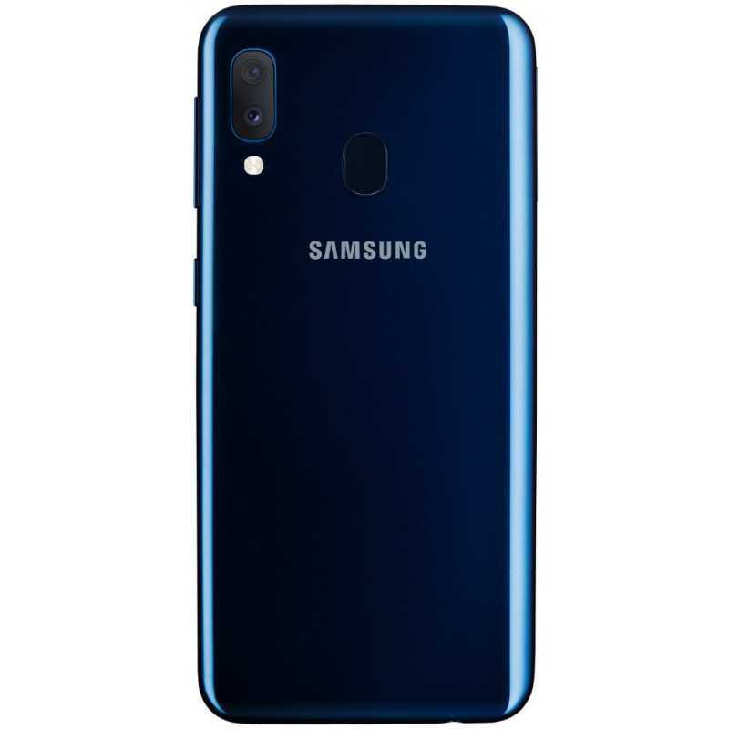 Galaxy A20e Dual Sim 32 Go Bleu reconditionné en France - Recycletek
