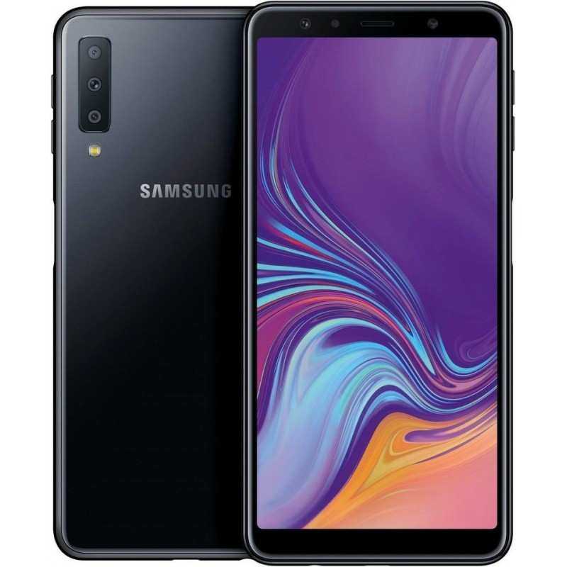 Galaxy A7 (2018) Dual Sim 64 Go Noir reconditionné en France - Recycletek
