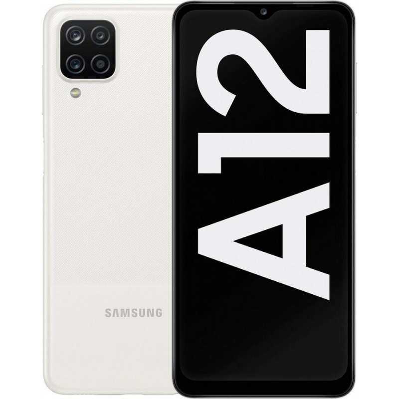 Galaxy A12 Dual Sim 64 Go Blanc reconditionné en France - Recycletek