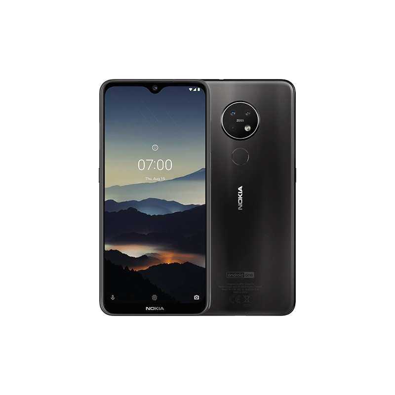 Nokia 7.2 64 Go Double Sim Noir reconditionné en France - Recycletek