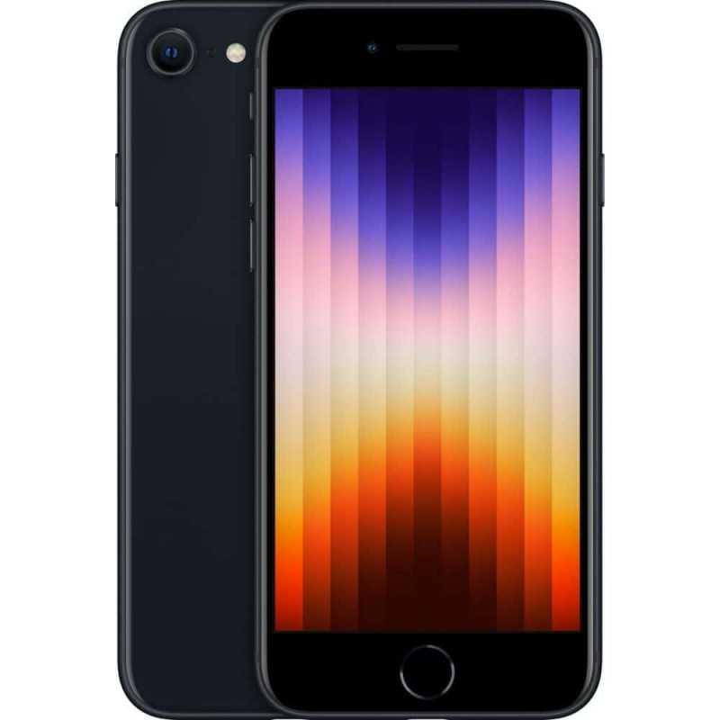 iPhone SE (2022) 64 Go Noir Minuit reconditionné en France - Recycletek