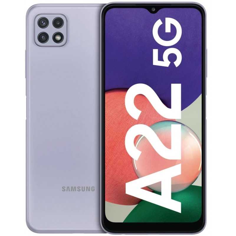 Galaxy A22 5G 64 Go Double Sim Violet reconditionné en France - Recycletek