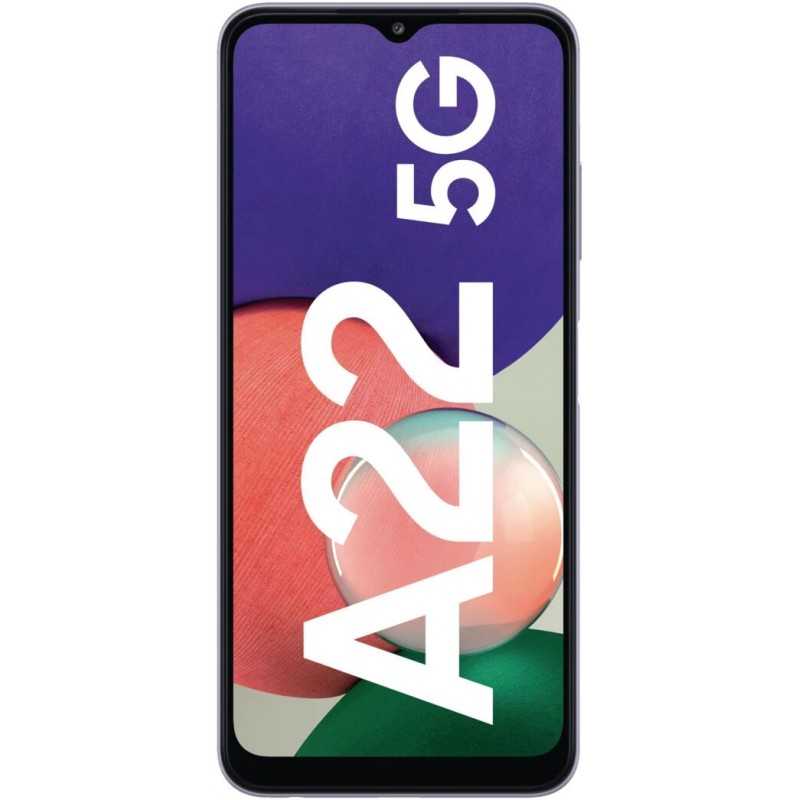 Galaxy A22 5G 64 Go Double Sim Violet reconditionné en France - Recycletek