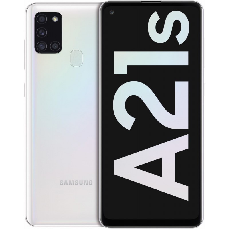 Galaxy A21S 32 Go Double Sim Blanc reconditionné en France - Recycletek