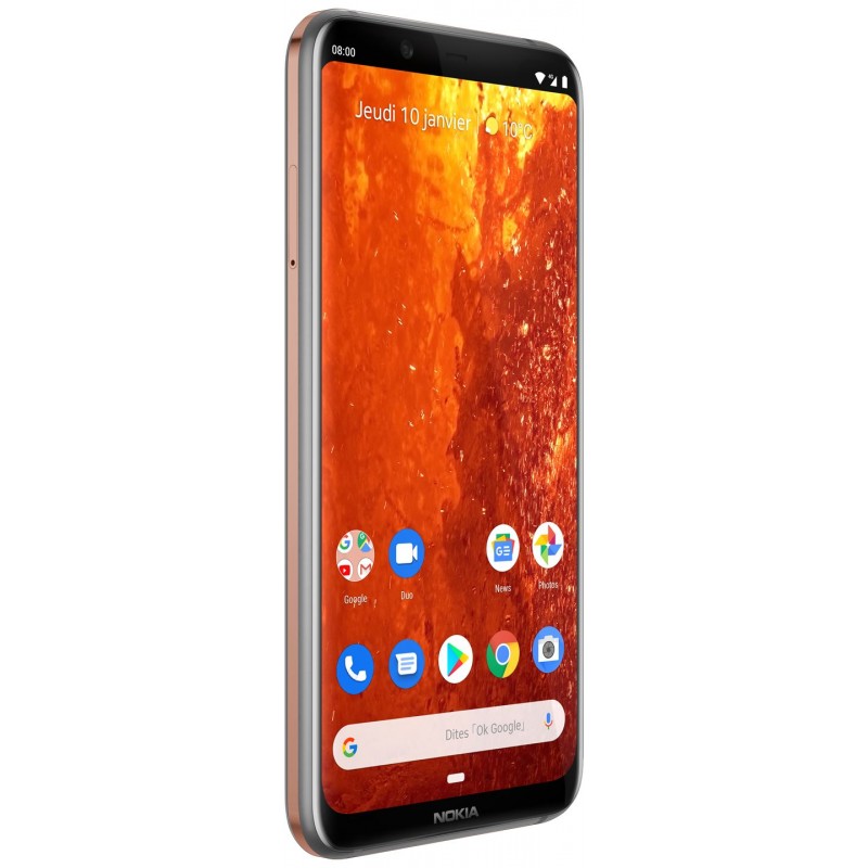 Nokia 8.1 64 Go Argent reconditionné en France - Recycletek