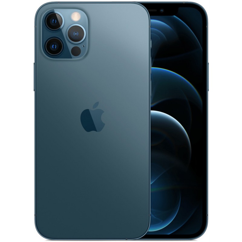 iPhone 12 Pro 128 Go Double Sim Bleu pacifique reconditionné en France - Recycletek