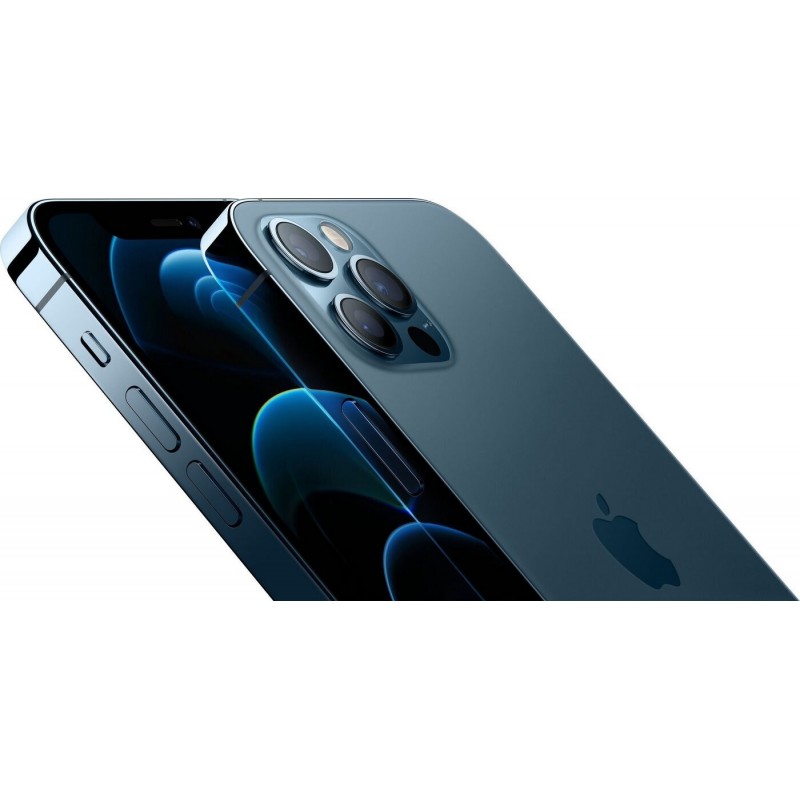iPhone 12 Pro 128 Go Double Sim Bleu pacifique reconditionné en France - Recycletek