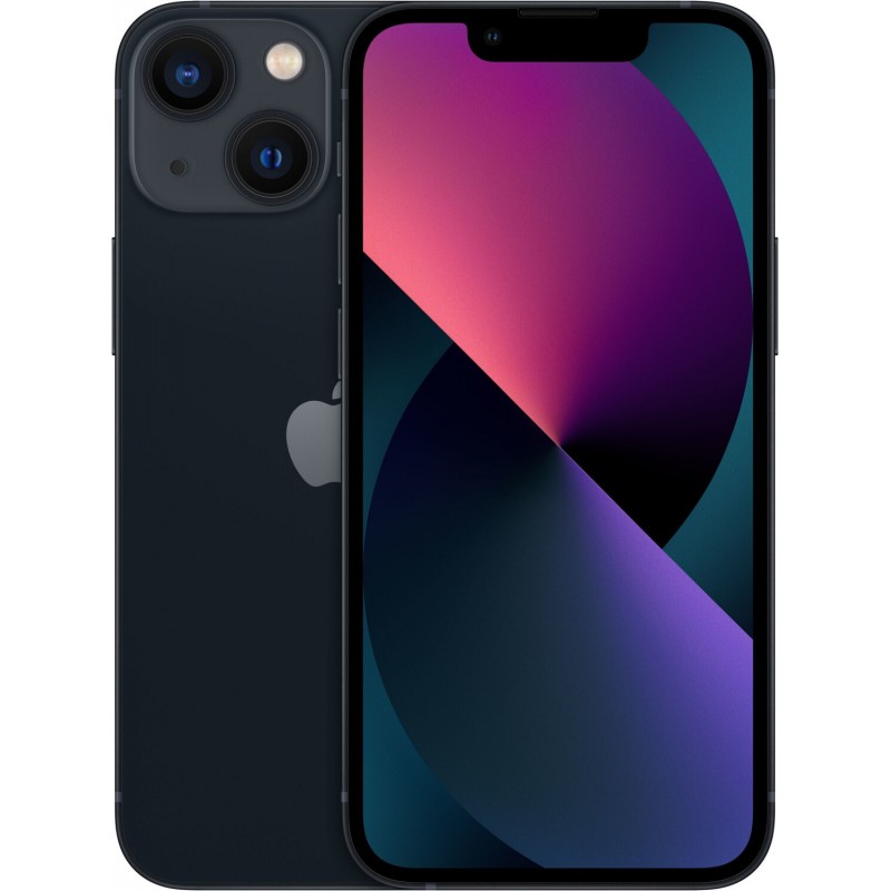 iPhone 13 Mini 256 Go Noir Minuit reconditionné en France - Recycletek