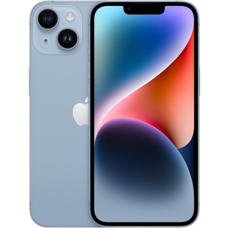 iPhone 14 5G Double SIM 128 Go Bleu reconditionné en France - Recycletek