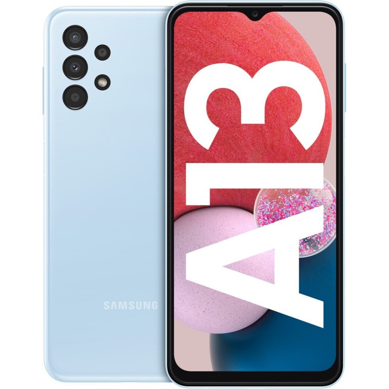 Galaxy A13 (SM-A137F) 4G Double Sim 64 Go Bleu reconditionné en France - Recycletek