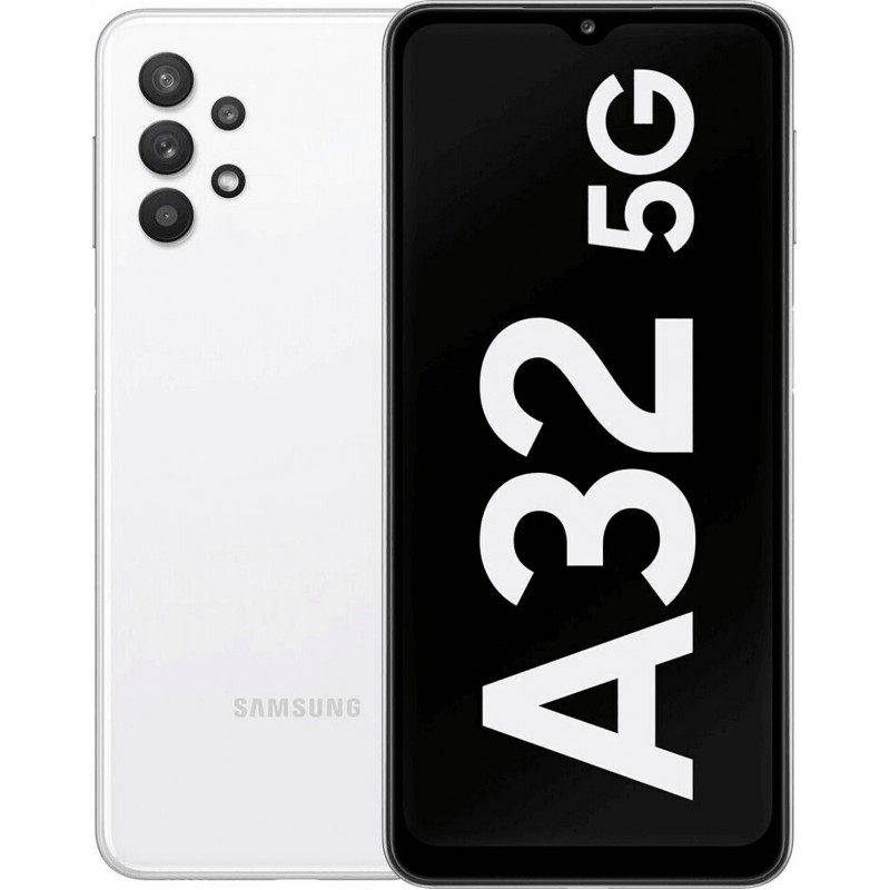 Galaxy A32 64 Go Double Sim 5G Blanc reconditionné en France - Recycletek