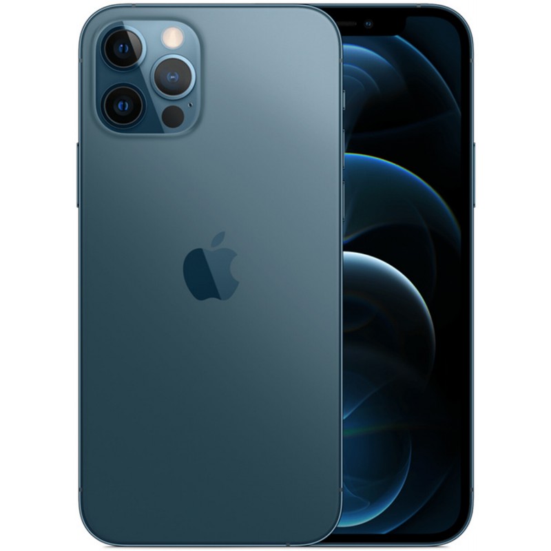 iPhone 12 Pro 256 Go Bleu pacifique reconditionné en France - Recycletek