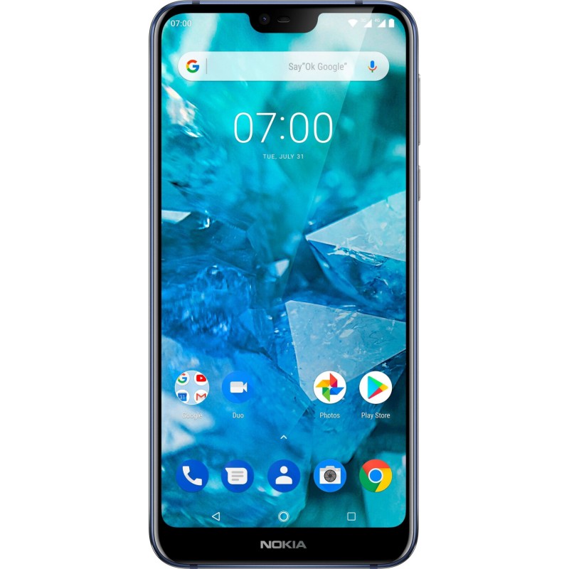 Nokia 7.1 Double SIM 32 Go Bleu reconditionné en France - Recycletek
